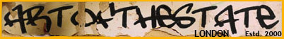 art of the state, banksy, stencil graffiti, punk bands, London photos and more
