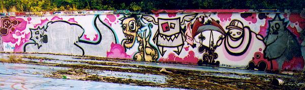 Twickenham Swimming Pool graffiti&nbsp;