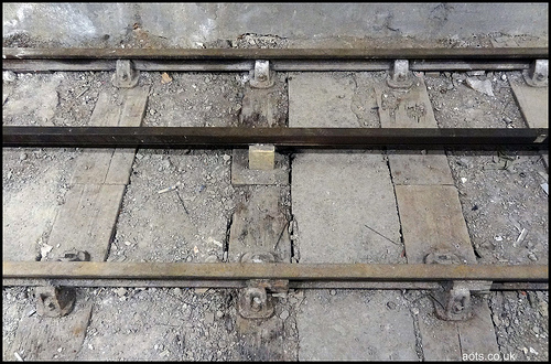Original London Underground Railway track