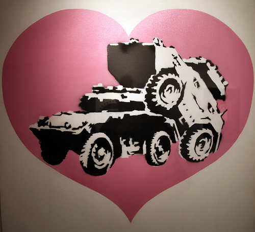 Banksy - Every  time I make love to you I think of someone else canvas
