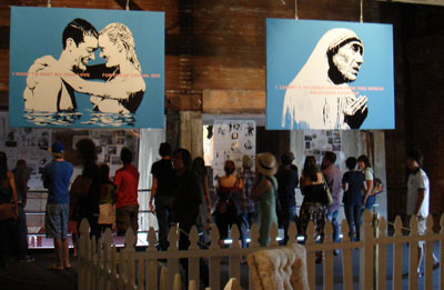 Banksy Barely Legal LA�Mother Teresa and Cheap Casual Sex