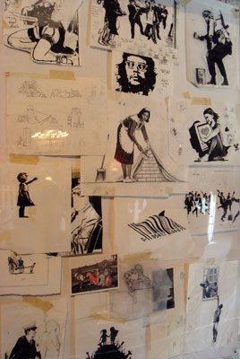 Banksy Barely Legal LA black book sketches