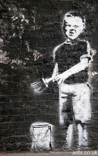 Banksy�Graffiti Boy, Cargo