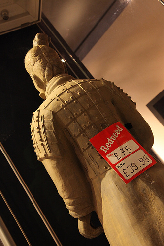 Banksy reduced Terracotta Army