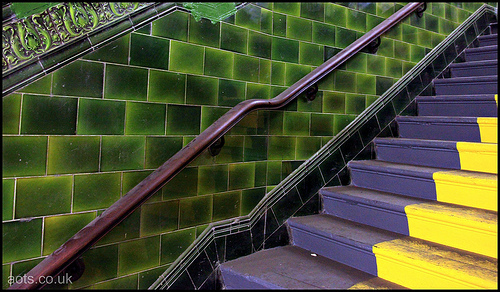 Brompton Road station stairs