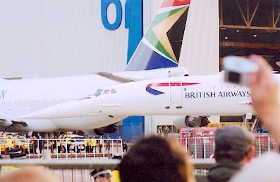 Concorde in hanger
