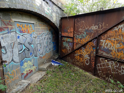 Feltham tunnel entrance