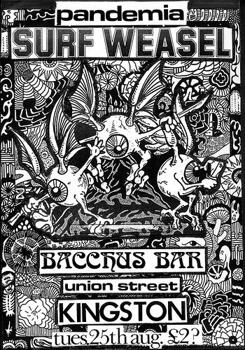 Surf Weasel Pandemia flyer