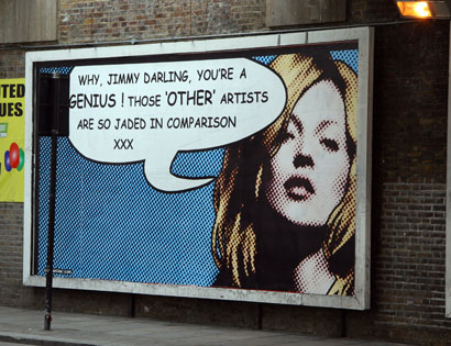 Jimmy Cauty Old Street billboard