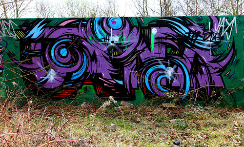 Jano - feltham circles graffiti