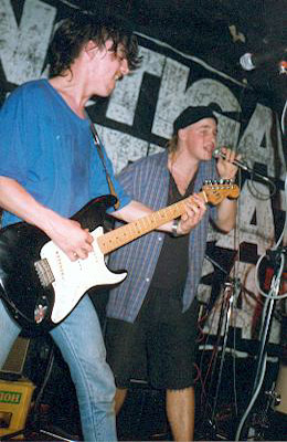 Instigators with UK hardcore band Sink