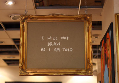  I Will Not Draw As I'm Told