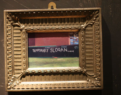 POW postcard temporary slogan