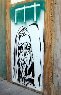 Brick Lane Stencil Head