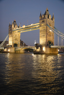 Tower Bridge at dusk