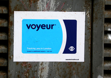 Xylo - Voyeur Oyster Card sticker